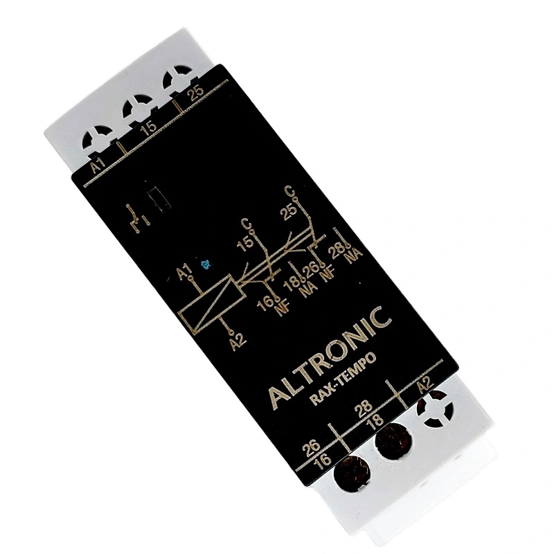 Relê Auxiliar Rax02 94-240vca 24vca/vcc 2 Spdt - 2 Contatos Reversíveis