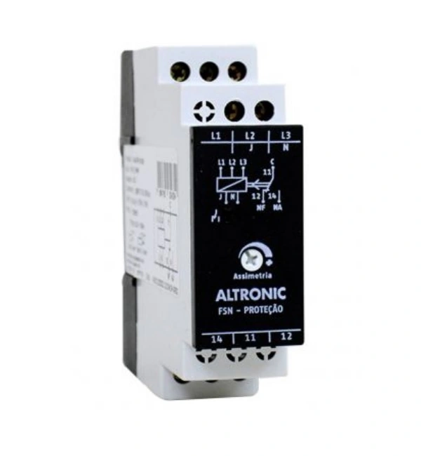 Relê Falta De Fase Trifásico 220vca C/neutro 1spdt Fsn-22