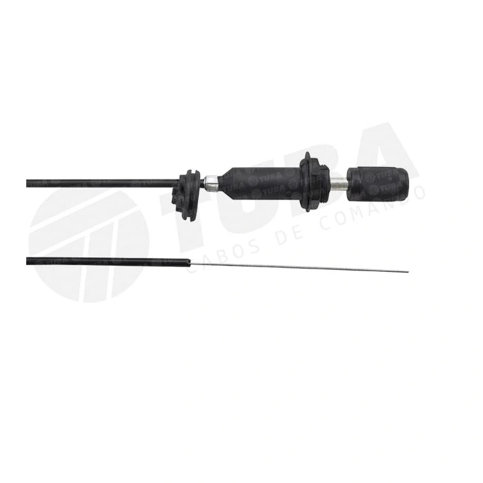Cabo do Estrangulador Botão Preto 1459mm - TUBA 9313