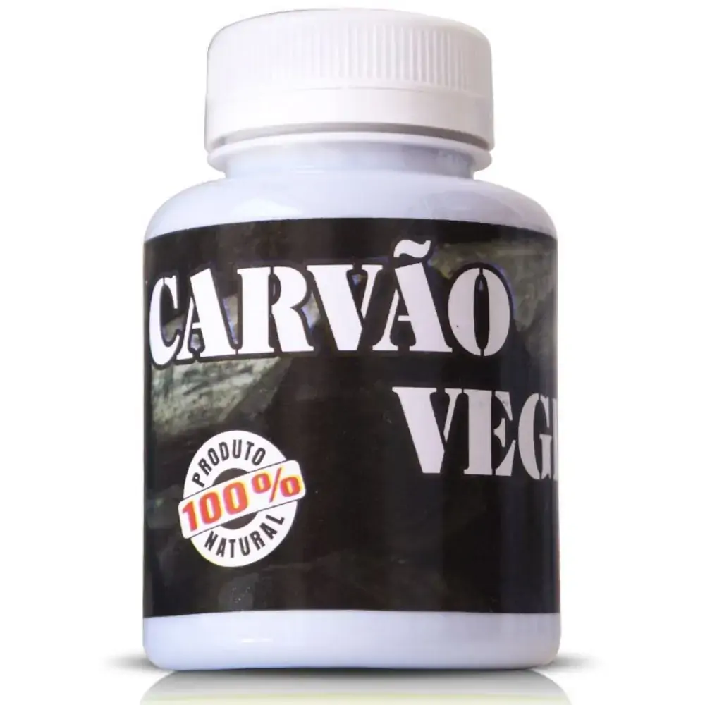 Carvão Vegetal 100cps 500mg D O Barros