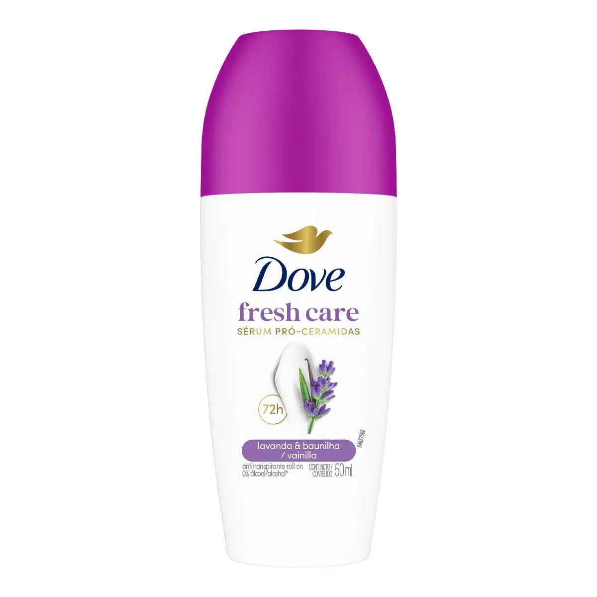 Antitranspirante Roll On Lavanda Baunilha Dove Fresh Care 50ml