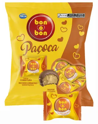 Bombons Arcor Bonobon 15g Pacoca