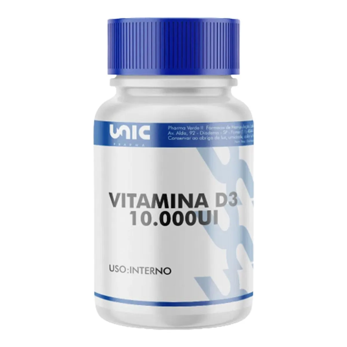 Vitamina d3 10.000ui 120 Cápsulas