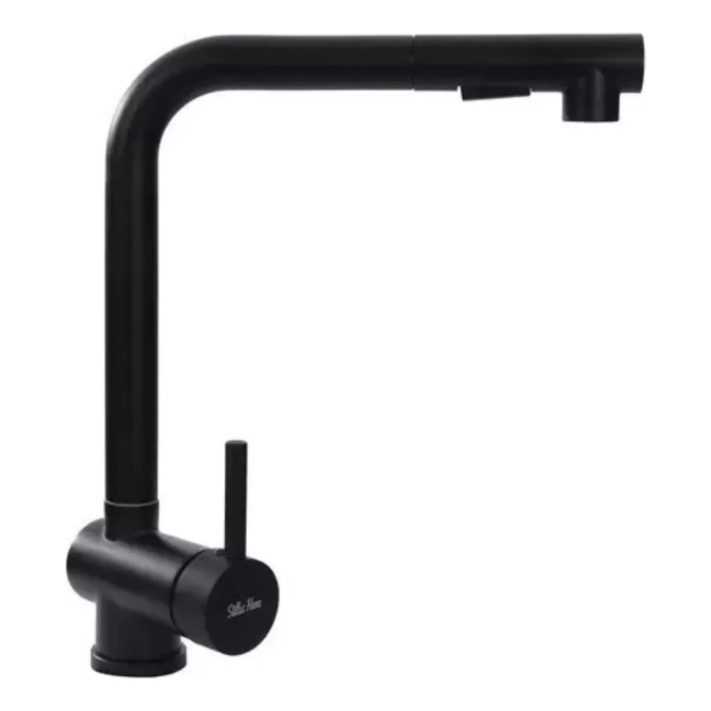 Torneira Gourmet Elleganto Tor010 Preta Fosca Monocomando