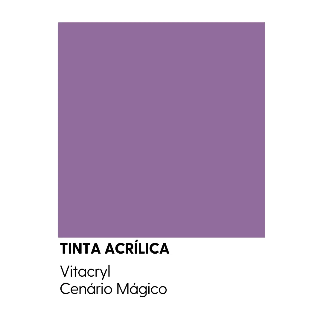 Tinta Emborrachada Acetinada Violetas - Cenário Mágico - 3 6 Lts