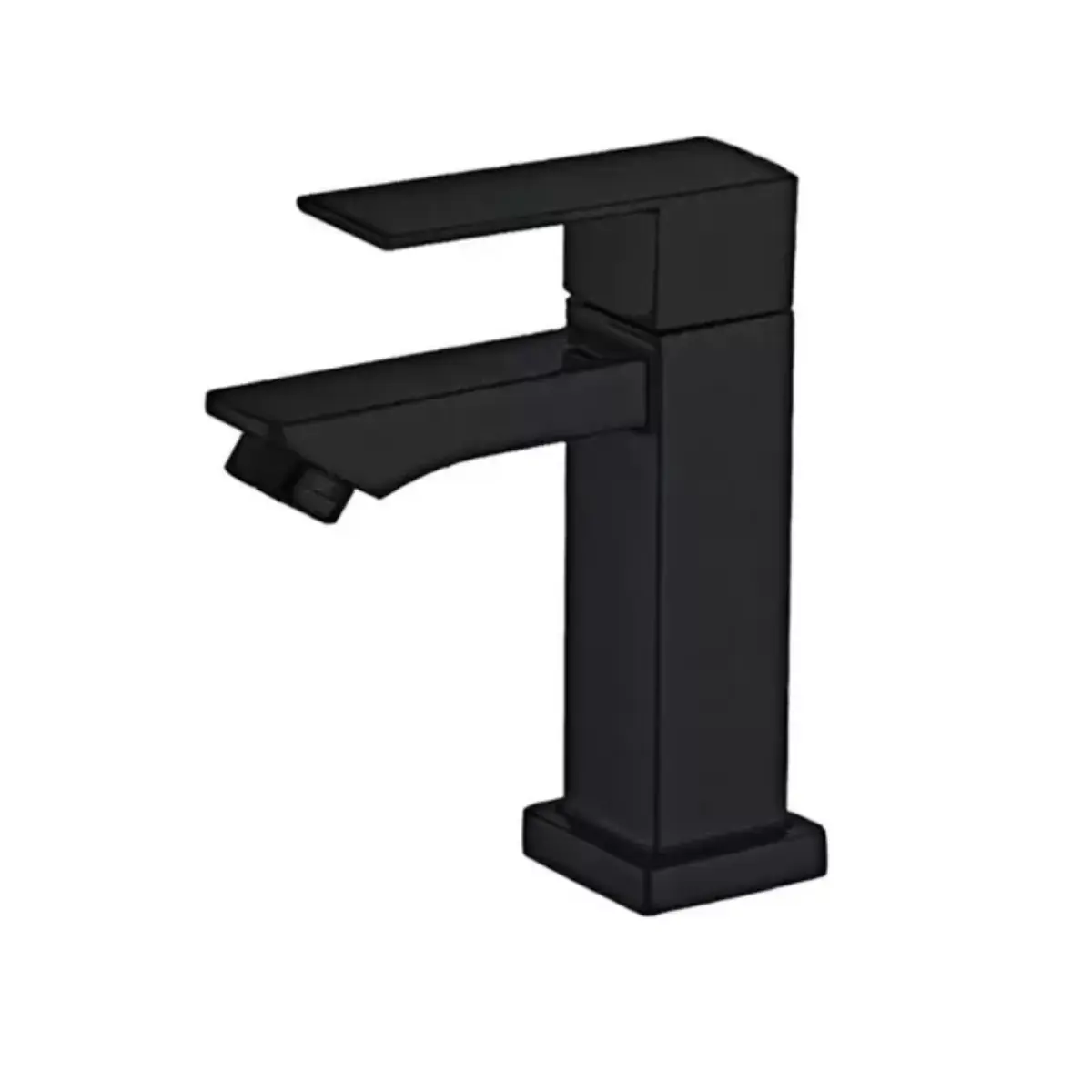 Torneira Lavatorio Pia Banheiro Bica Baixa 1/4 De Volta Preto All Black