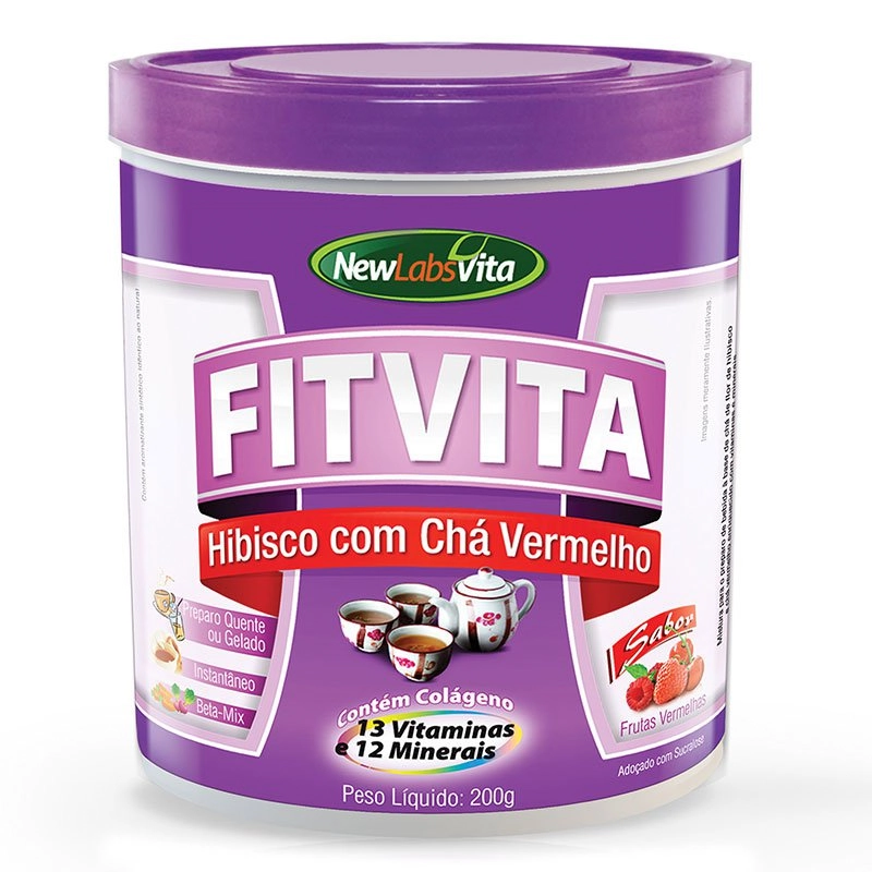 Hibisco New Labs Vita Frutas Vermelhas