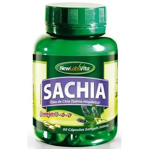 óleo De Chia 60 Cápsulas