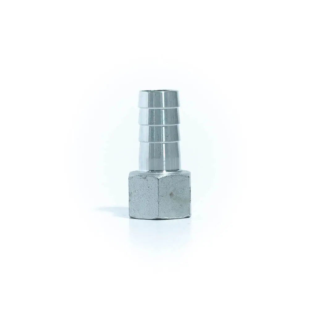 Aci-7df Espigão Fêmea Sextavado Aço Inox 304 Rosca Bsp Ø3/4 X 20mm