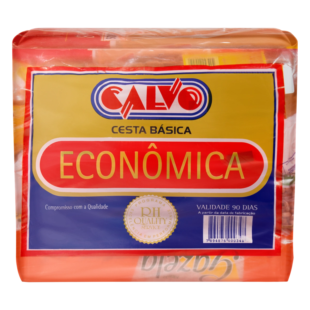 Cesta Básica Econômica Calvo Fardo 14 Unidades
