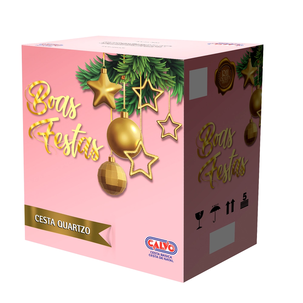 Cesta De Natal Calvo Quartzo Un