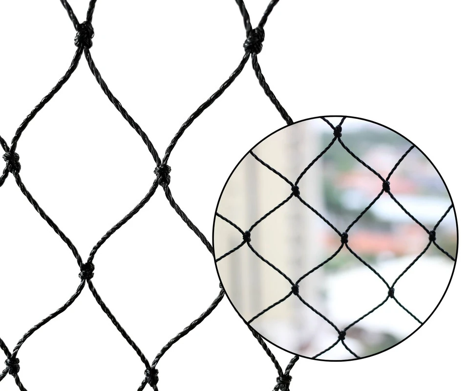 Tela / Rede De Proteção 3,00x4,00m Na Cor Preta