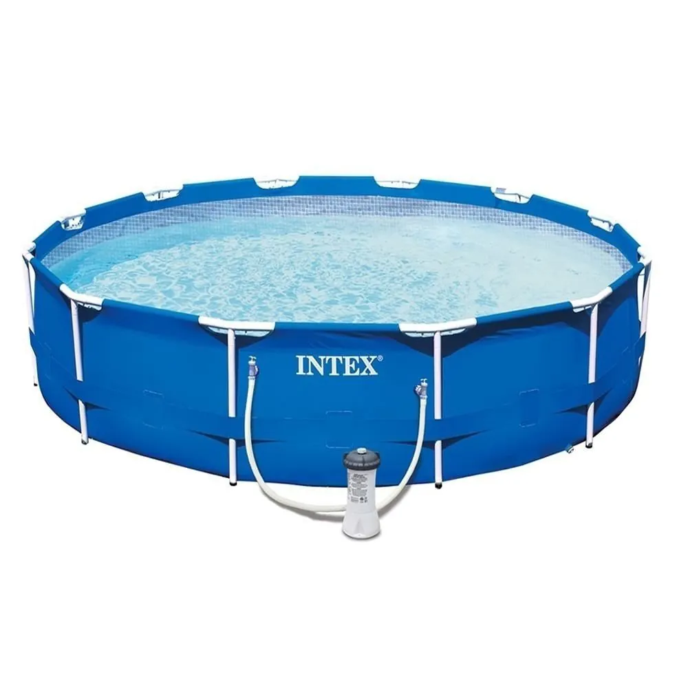 Piscina Intex 6.503 Litros Estrutural Azul Armação Bomba Filtrante 220v