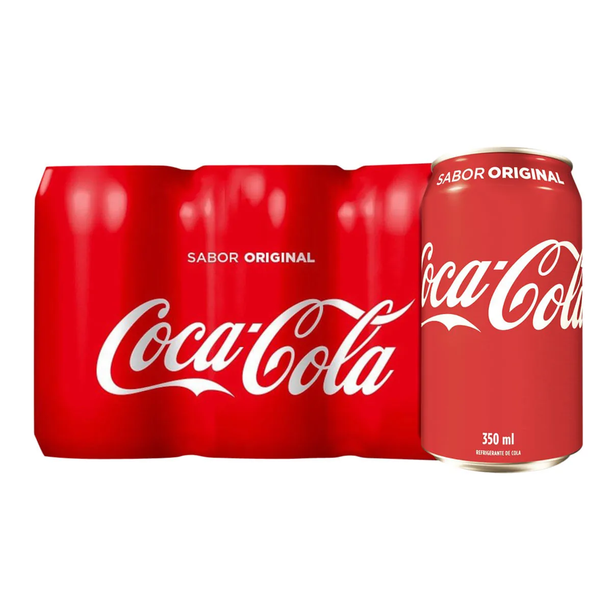 Coca-Cola 350ml Pack com 6 unidades