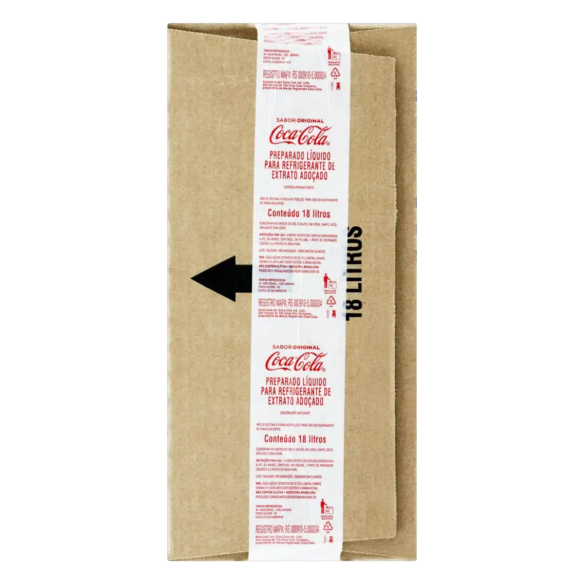 Preparado Líquido Para Refrigerante Coca Cola Caixa 18l