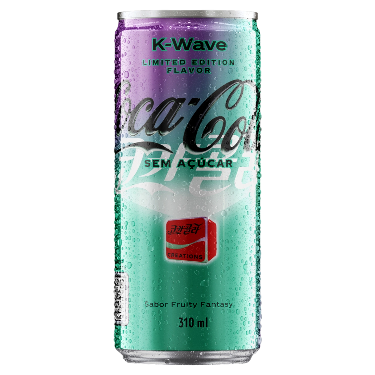 Refrigerante Fruity Fantasy Sem Açúcar K Wave Coca Cola Creations Lata 310ml