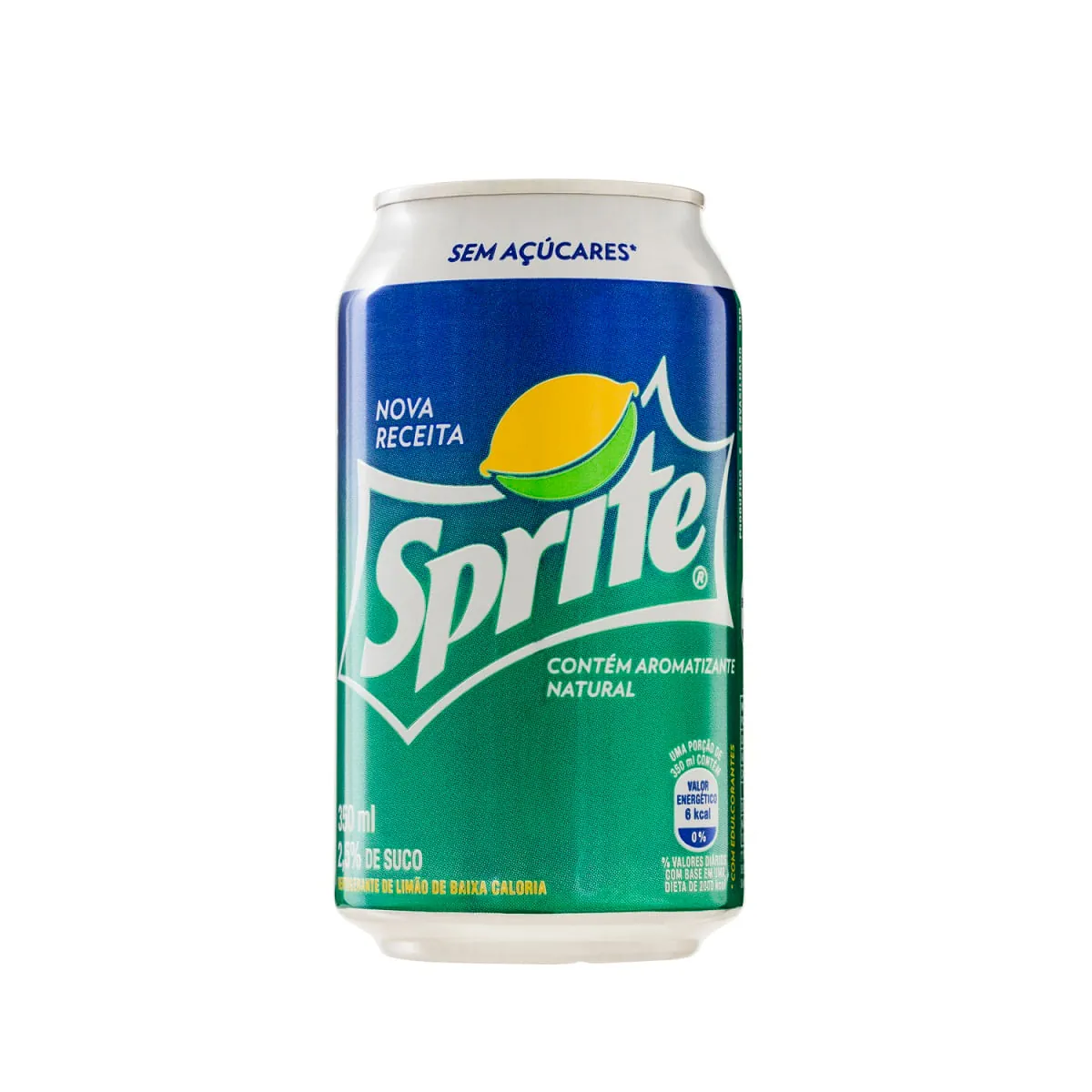 Sprite Zero Açúcar 350ml Pack com 6 Unidades
