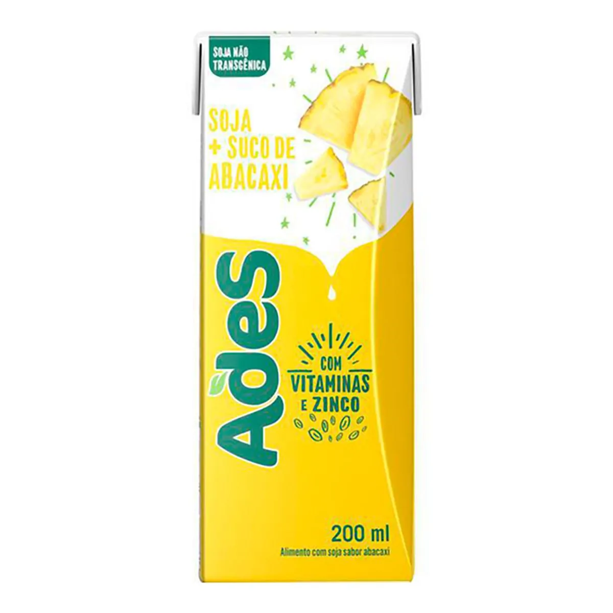 Bebida à Base de Soja Ades Abacaxi 200 ml