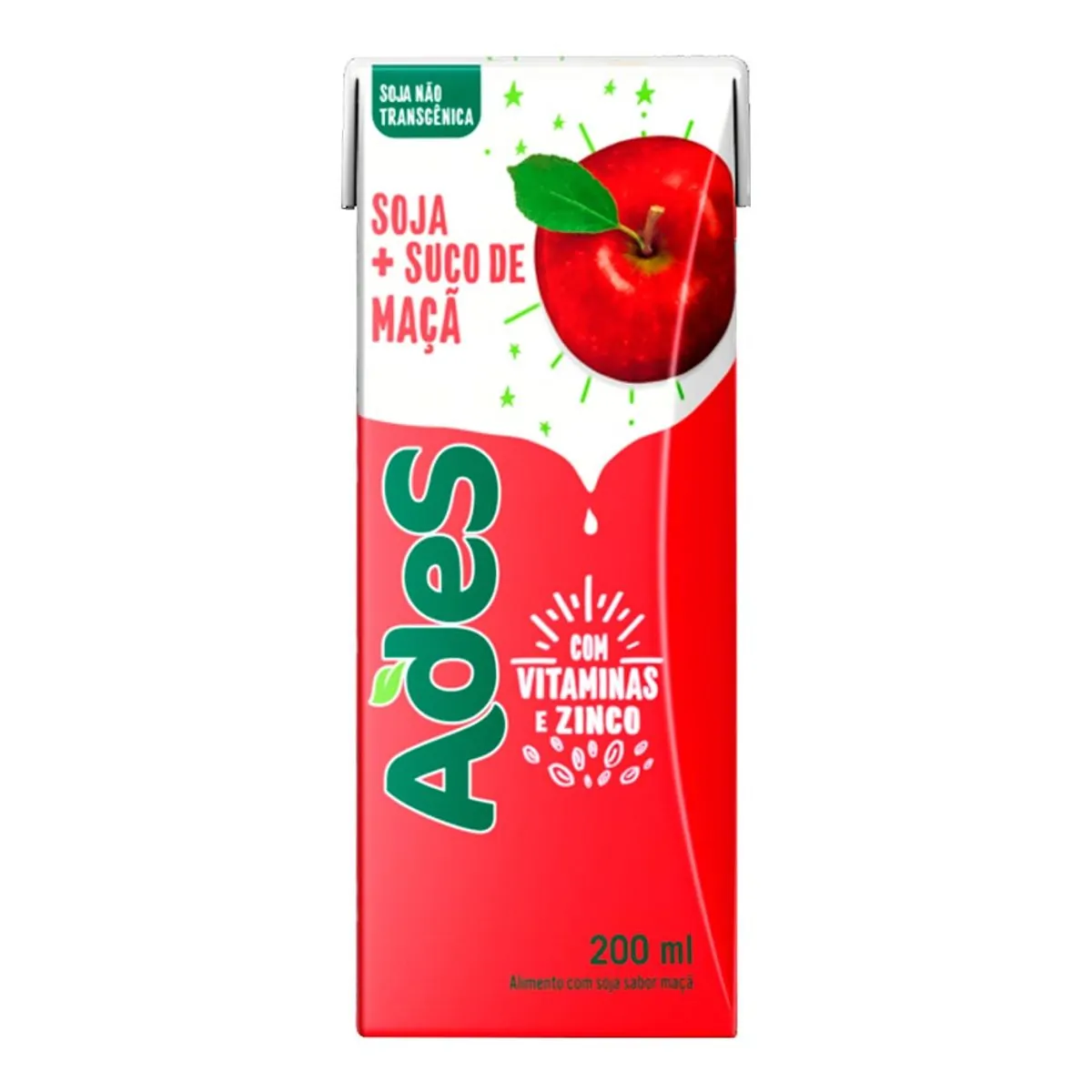 Suco de Soja Ades Maçã 200 ml