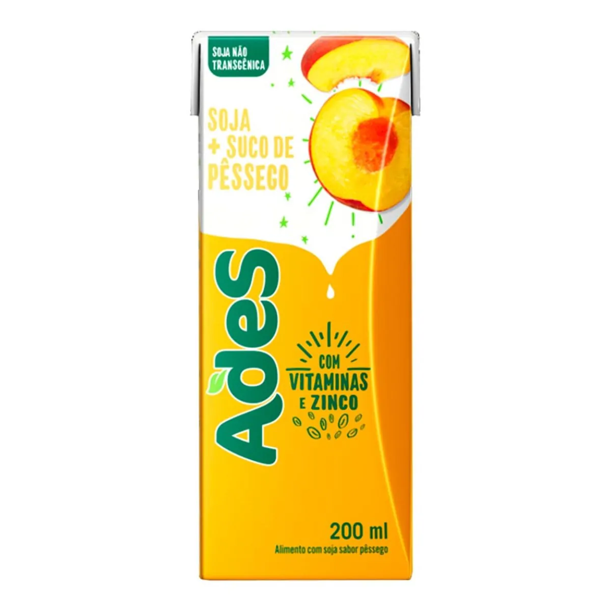 Suco de Soja Ades Pêssego 200 ml