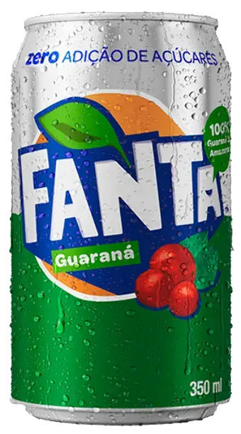 Refrigerante Guaraná Zero Adição De Açúcar Fanta Lata 350ml