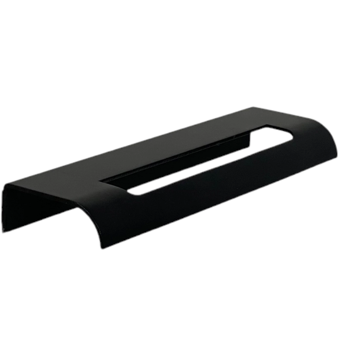 Kit 30 Puxadores Para Móveis Thin Reto Alumínio Preto 125mm Aluminium Decor