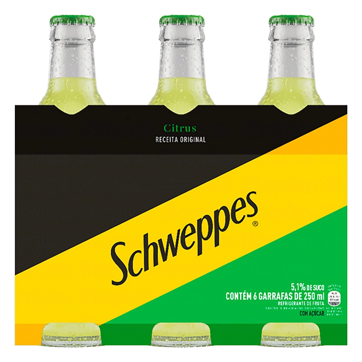 Schweppes Citrus Original VIDRO 250ML