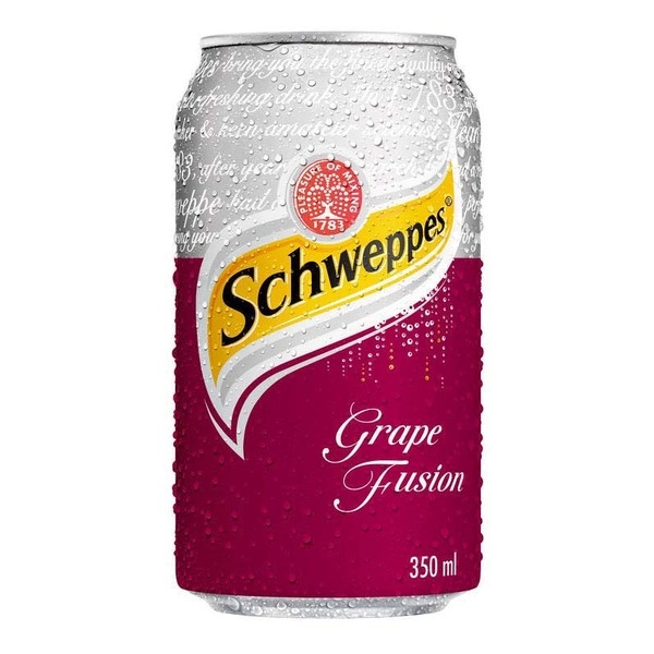 Schweppes Grape Fusion Lata