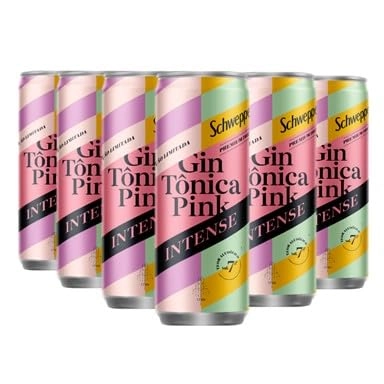 Gin Tônica Pink Schweppes Intense 269ml