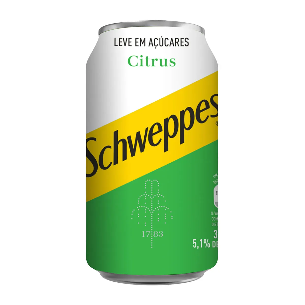 Schweppes Citrus leve em Açúcares 350ml