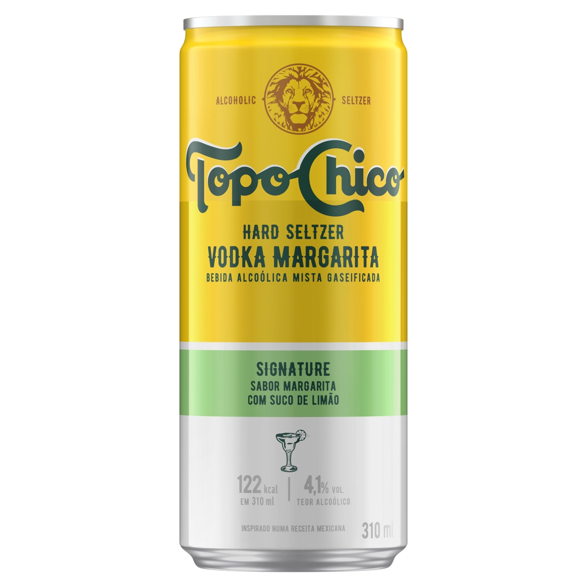 Bebida Mista Alcoólica Gaseificada Vodka Margarita Com Suco De Limão Topo Chico Hard Seltzer Lata 31