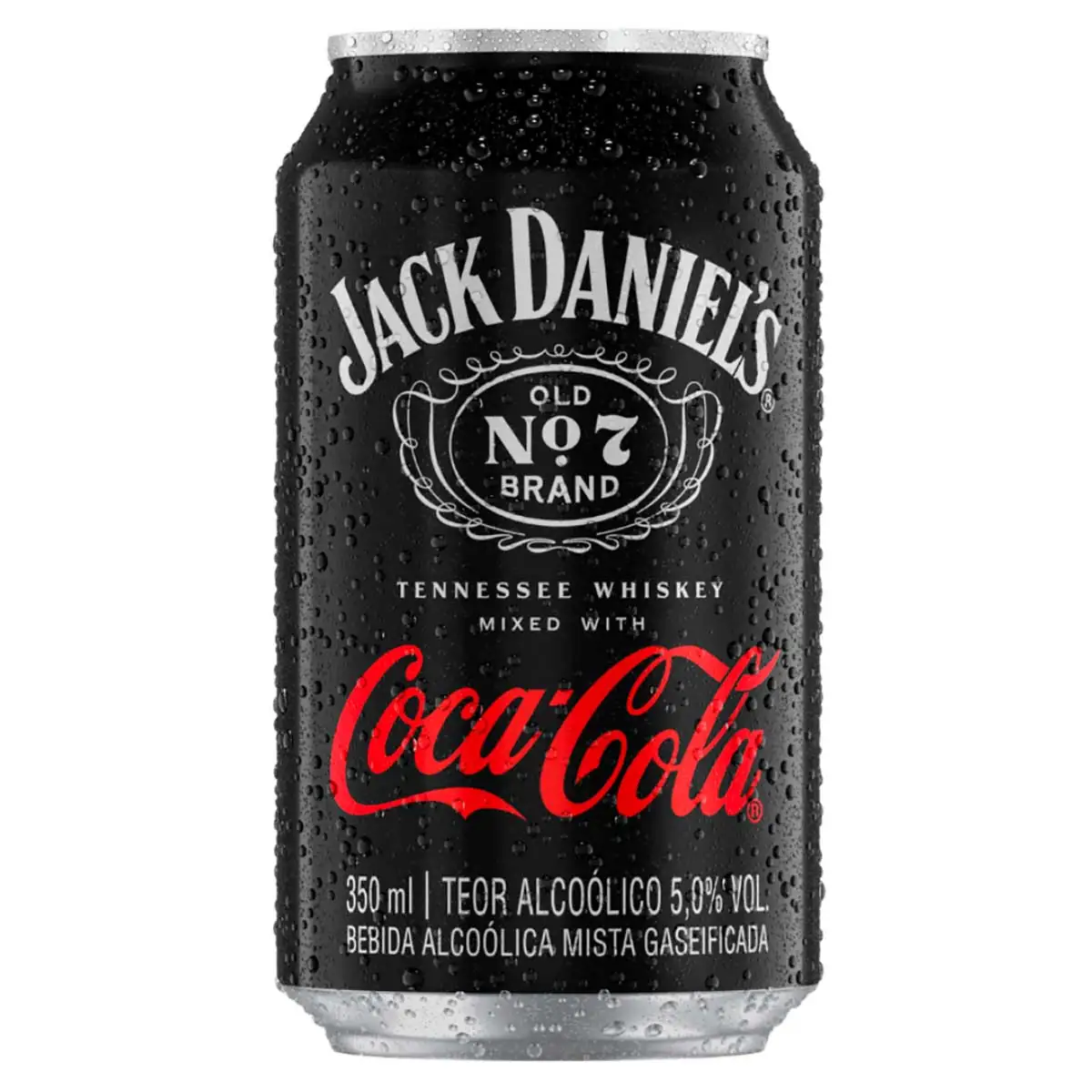 Bebida Mista Alcoólica Gaseificada Old No. 7 Jack Daniel's e Coca-Cola 350ml