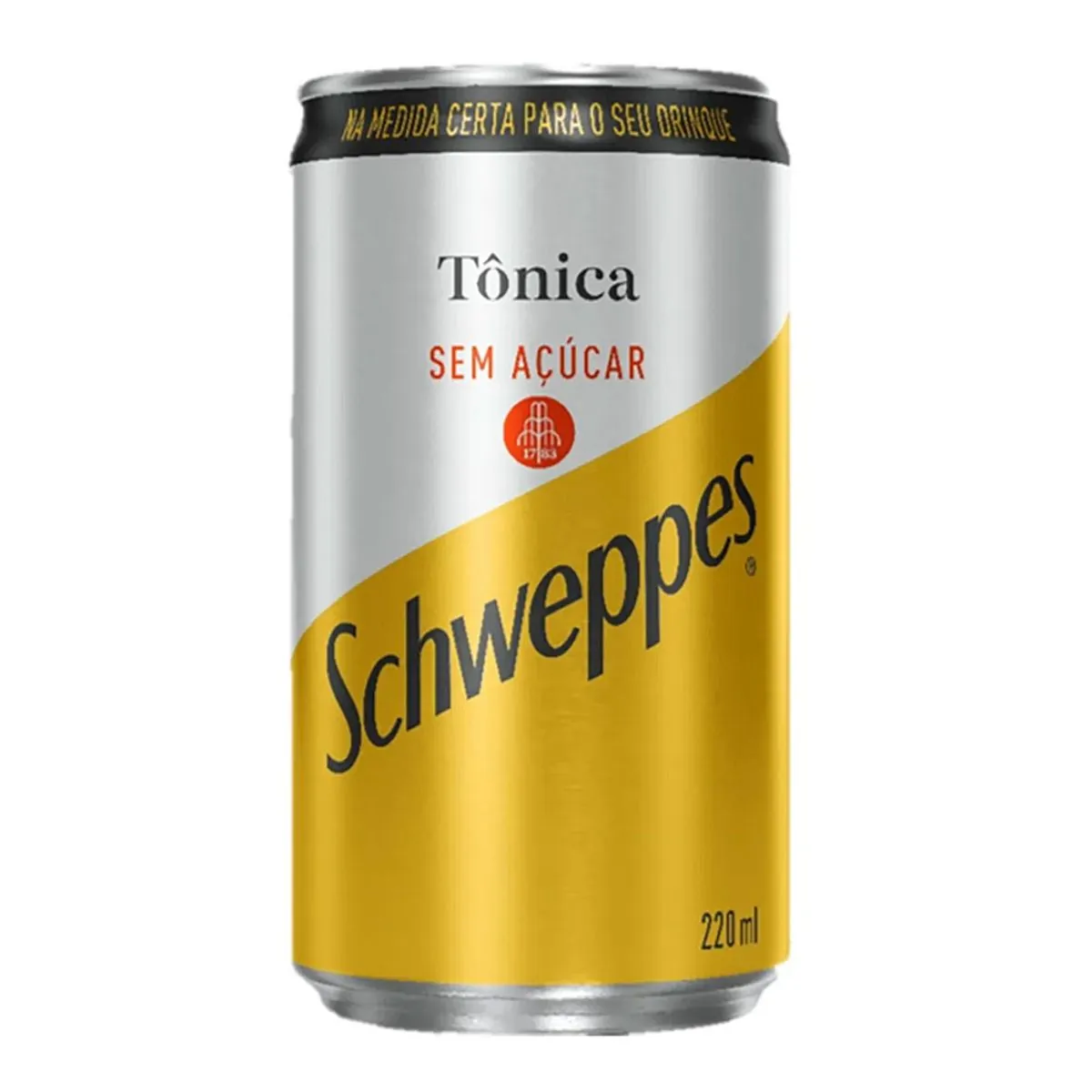 Água Tônica Schweppes sem Açúcar Lata 350 ml