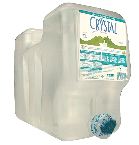 água Mineral Natural Sem Gás Crystal Galão 10l