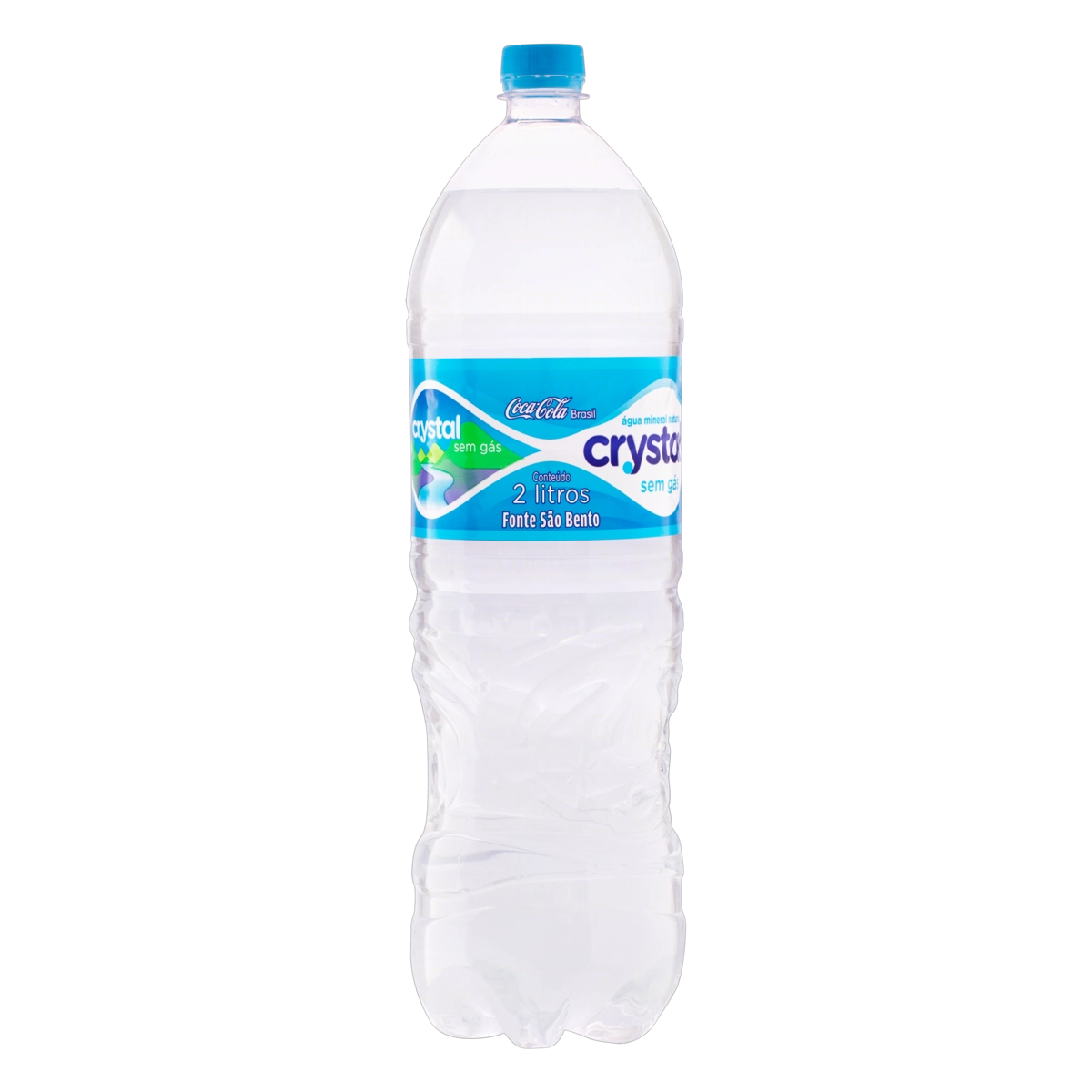 água Mineral Natural Sem Gás Crystal Garrafa 2l