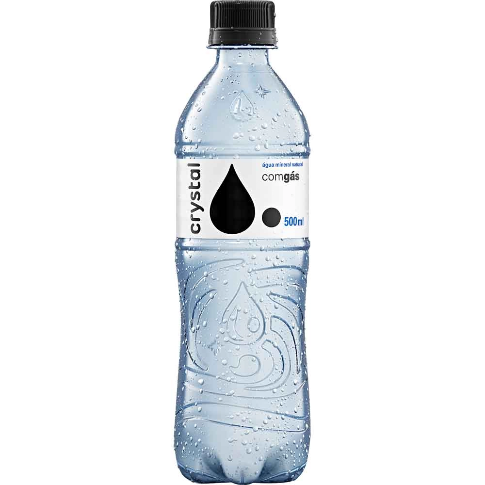 Agua Mineral Crystal 500ml C/gas