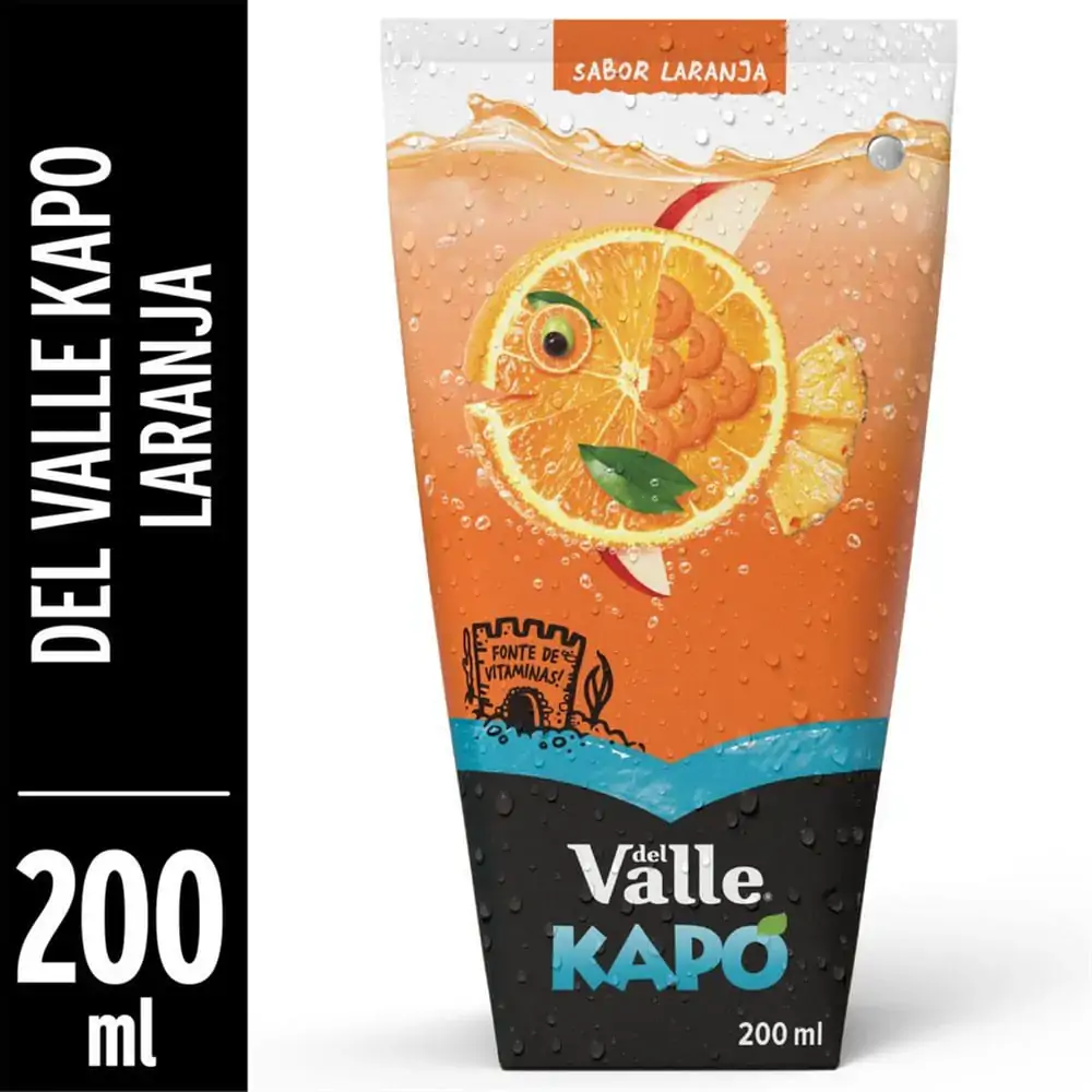 Bebida Adoçada Laranja Del Valle Kapo Caixa 200ml