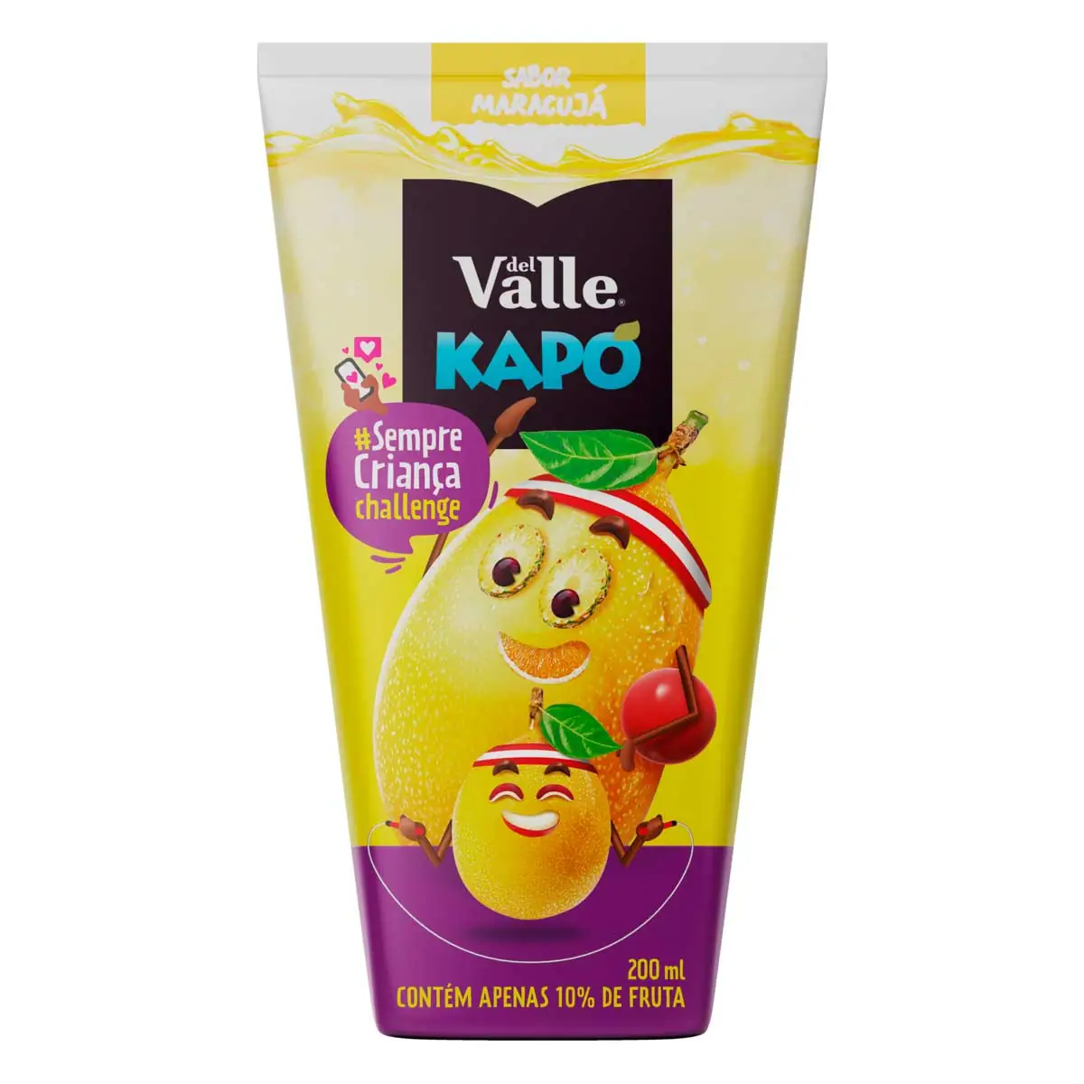 Suco Del Valle Kapo Sabor Maracujá TP 200ML