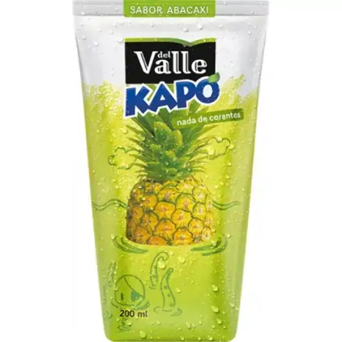 Refresco Adoçado Abacaxi Del Valle Kapo Caixa 200ml