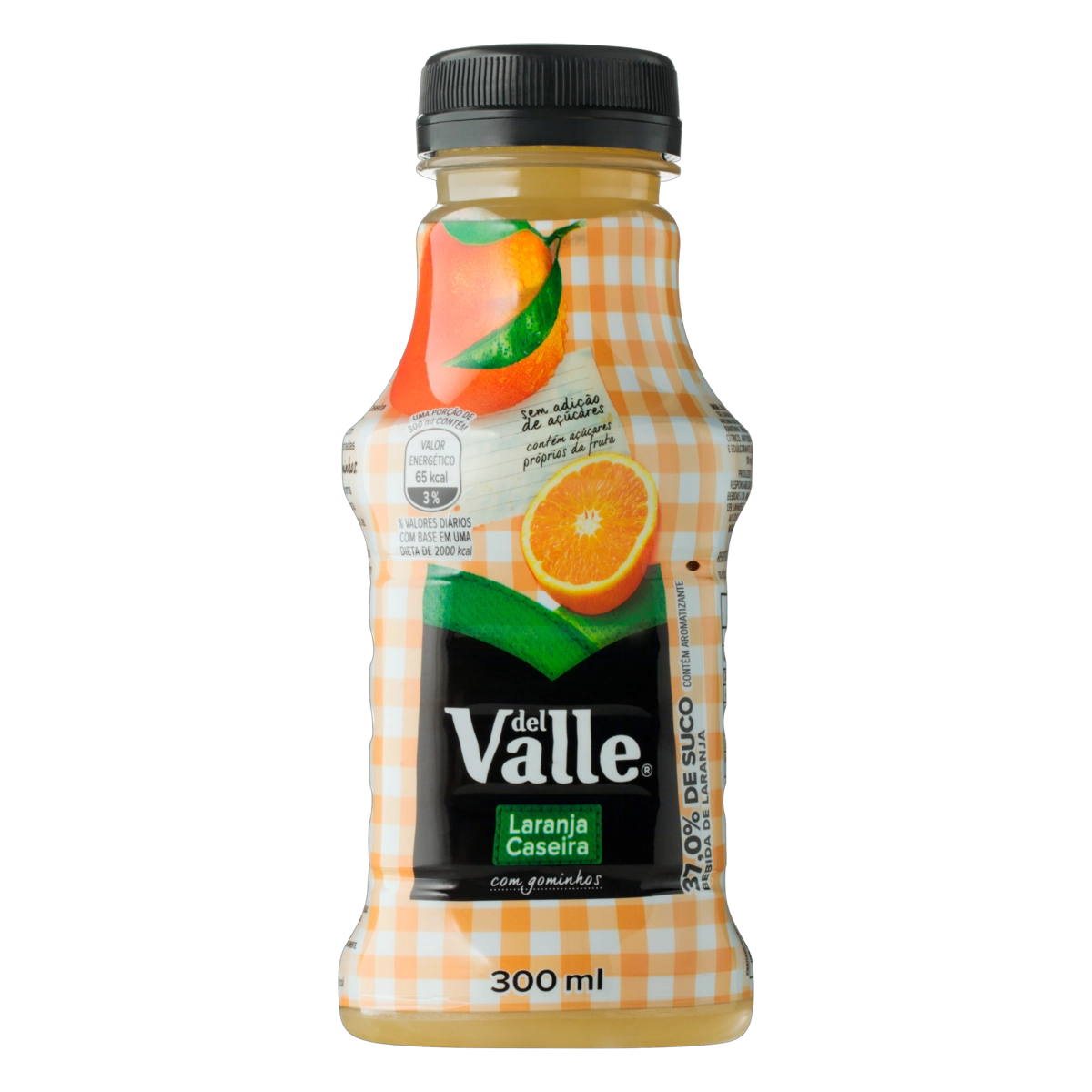 Bebida Laranja Caseira Del Valle Garrafa 300ml