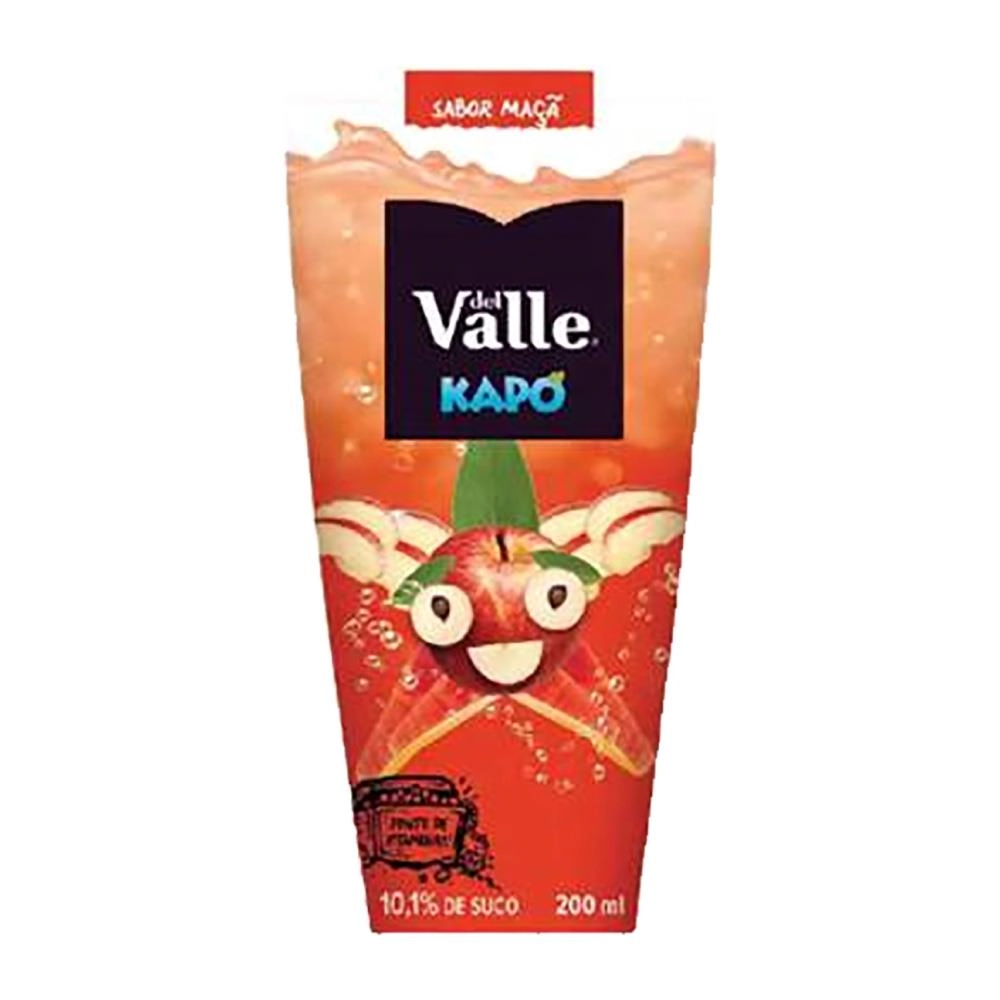 Refresco Adoçado Maçã Del Valle Kapo Caixa 200ml