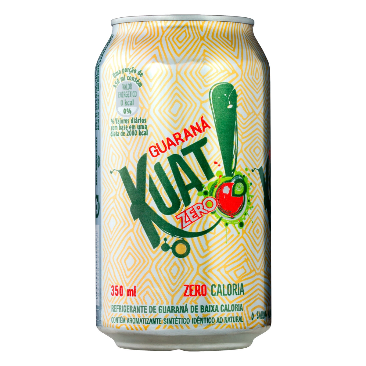 Refrigerante Guaraná Zero Caloria Kuat Lata 350ml