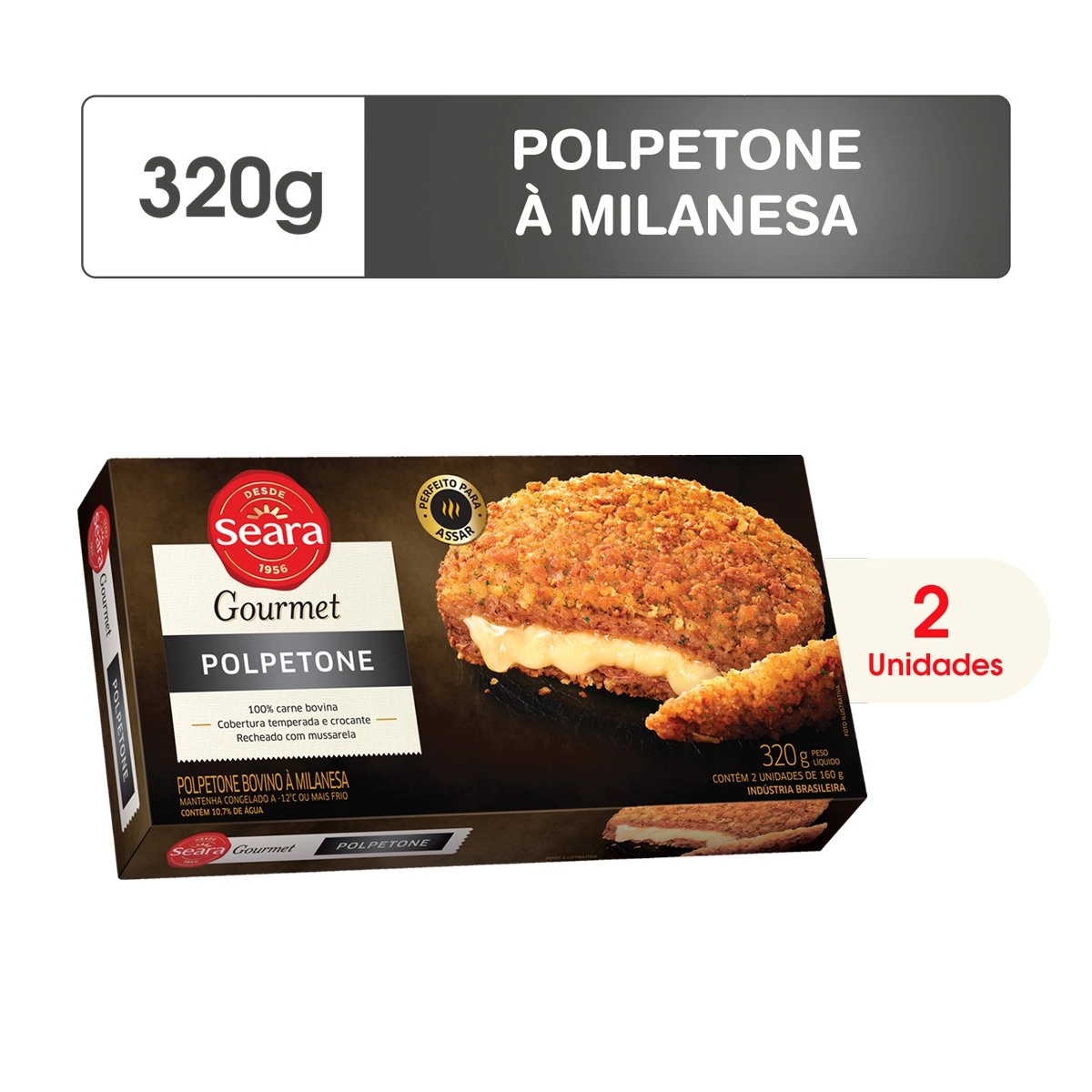 Polpetone SEARA Gourmet Caixa 320g