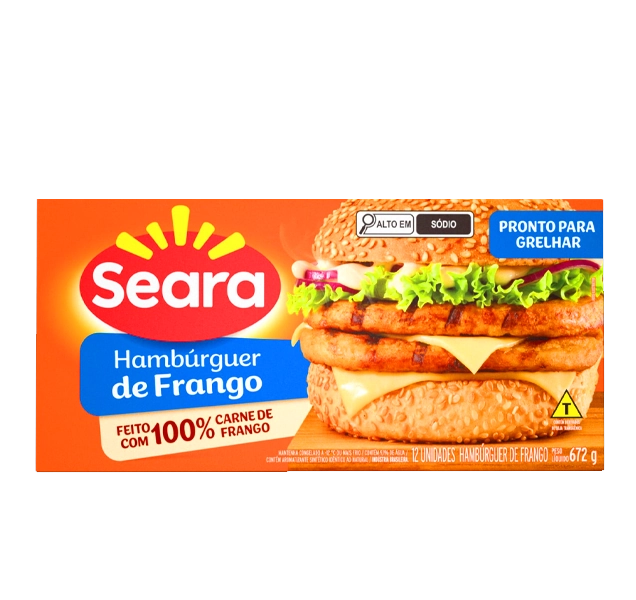 Hamburguer Seara Fgo 672gr