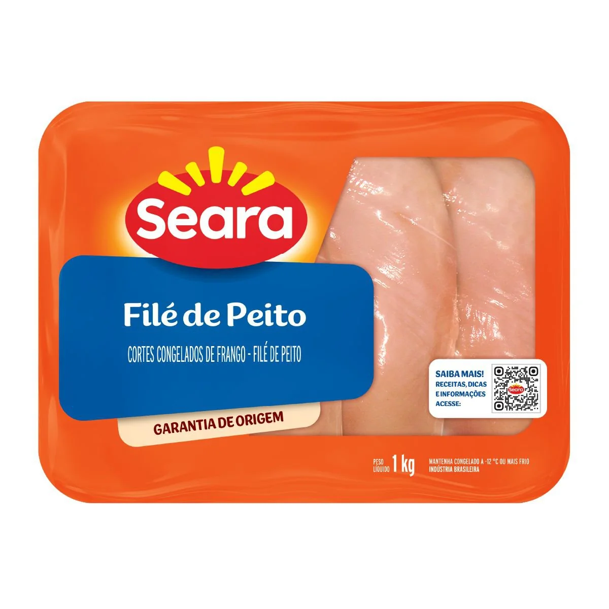 Filé de Peito bandeja Seara 1Kg