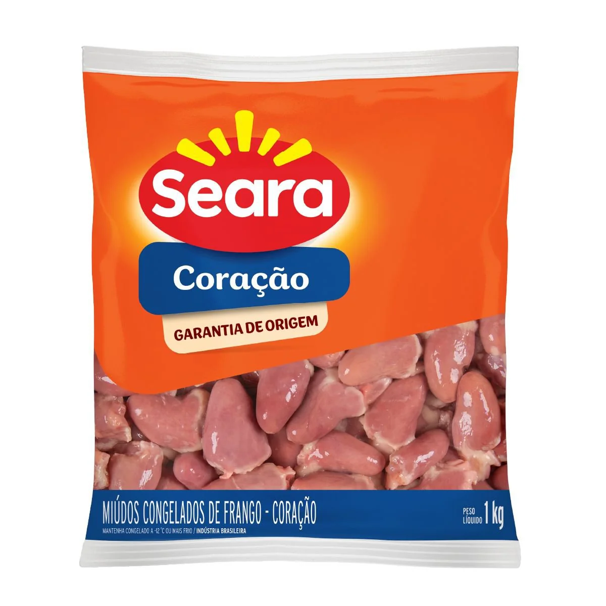 Coração de frango bandeja Seara 1Kg