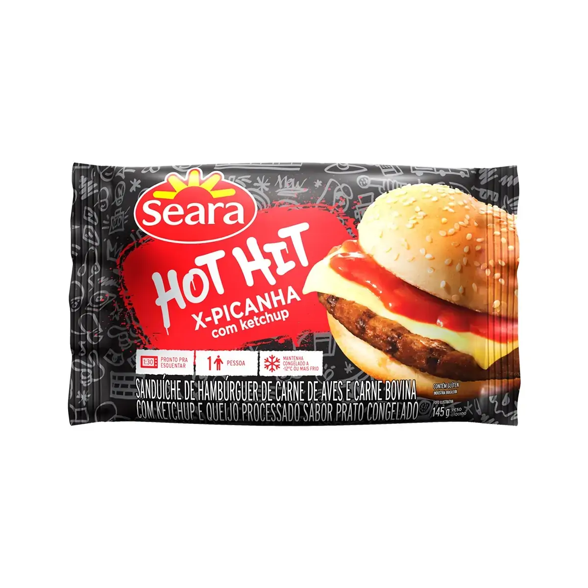 Hot Hit Seara 145gr Picanha C/ketchup