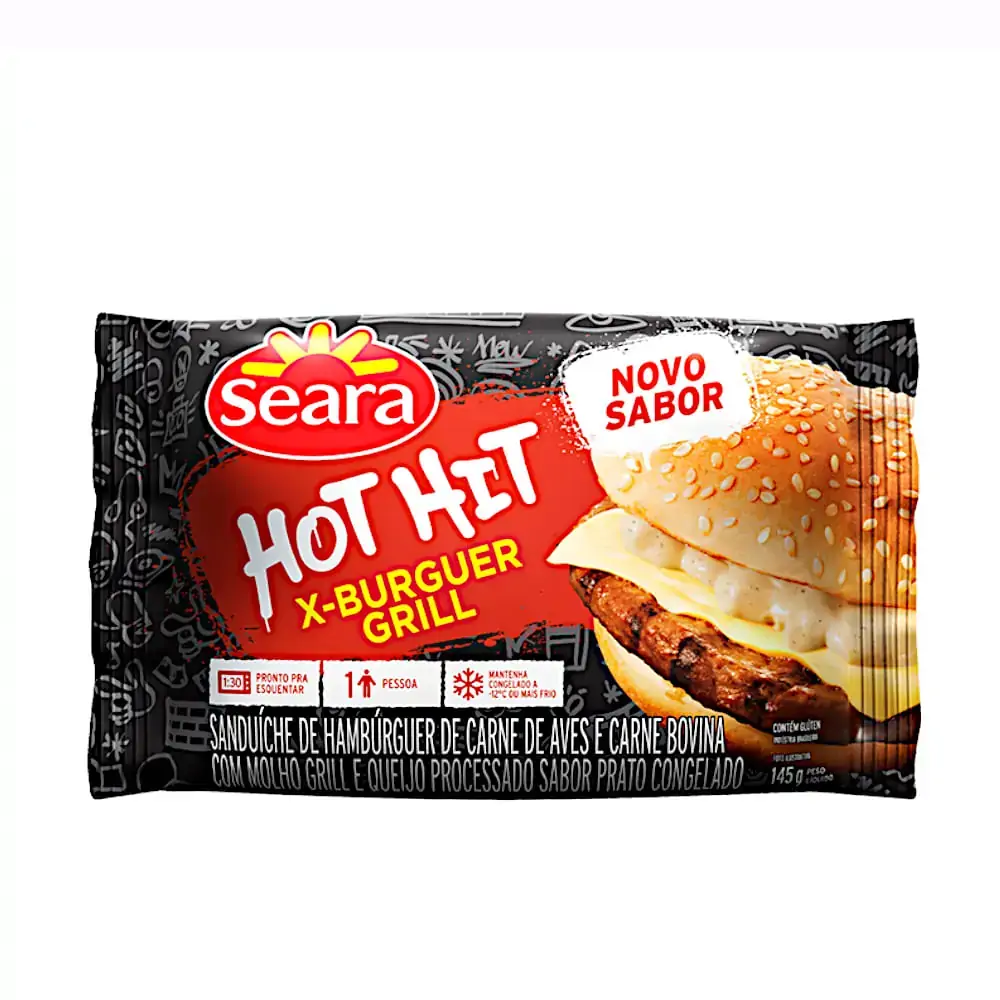 Sandui Seara Hot Hit X Burguer 145g