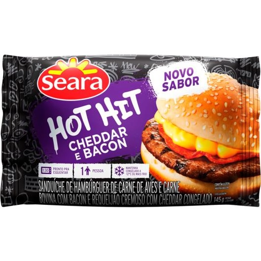 Sandui Seara Hot Hit X Bacon E Cheddar 145g