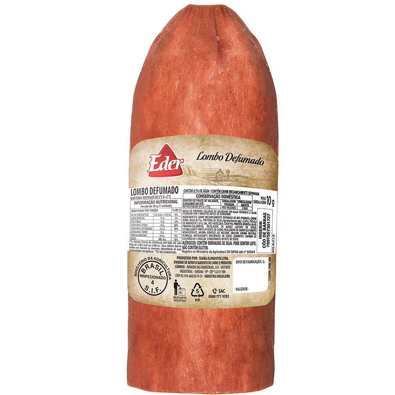Lombo Tipo Canadense Eder